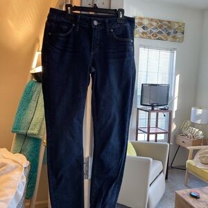 Silver Jeans Women's Dark Blue Jeans